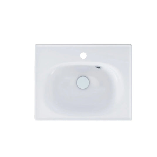 Imex Alma 500mm Slimline 1 Tap Hole Ceramic Basin - LF1923-500 - Envy Bathrooms Ltd