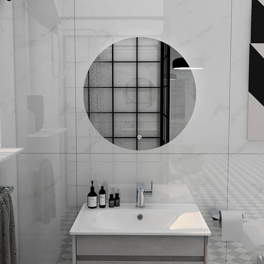 Imex Alma 580mm Round Illuminated Mirror with Demista - FML2784-580 - Envy Bathrooms Ltd