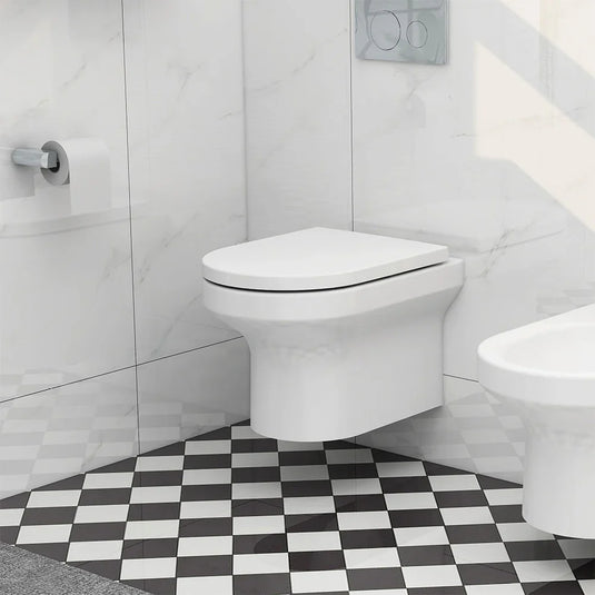 Imex Alma Rimless Wall Hung Pan - CH10156R - Envy Bathrooms Ltd