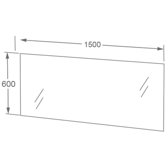 Imex Arco 1500 Illuminated Mirror with Demista - FML2781-1500 - Envy Bathrooms Ltd