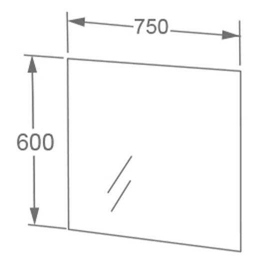 Imex Arco 750 Illuminated Mirror with Demista - FML2781-750 - Envy Bathrooms Ltd