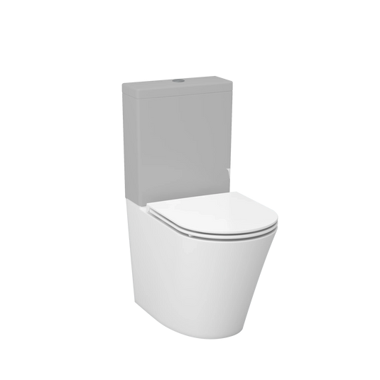 Imex Arco Rimless Short Projection Closed Back Close Coupled Pan with Fixings - C1088DR - Envy Bathrooms Ltd