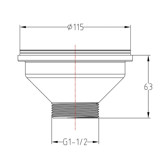 Imex Basket Strainer Waste in Chrome - BASKST - Envy Bathrooms Ltd