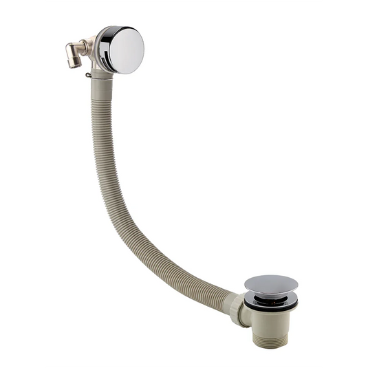 Imex Bath Filler Waste and Overflow - Chrome - BF125EXTDCP - Envy Bathrooms Ltd