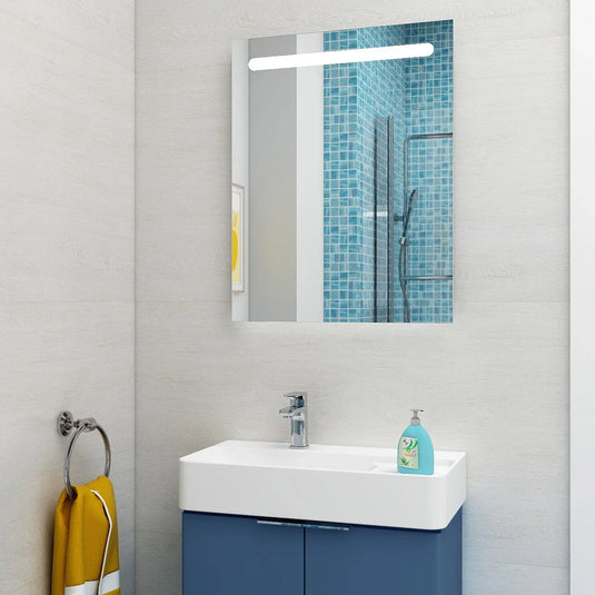Imex Blade 550mm Illuminated Mirror with Demista - FML2785-550 - Envy Bathrooms Ltd