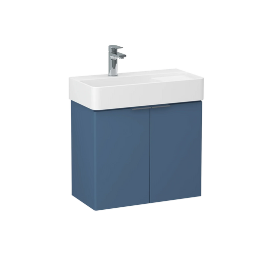 Imex Blade 600 x 310mm Wall Mounted Vanity Unit - Matt Blue - FZHM2785-600-Q0003 - Envy Bathrooms Ltd