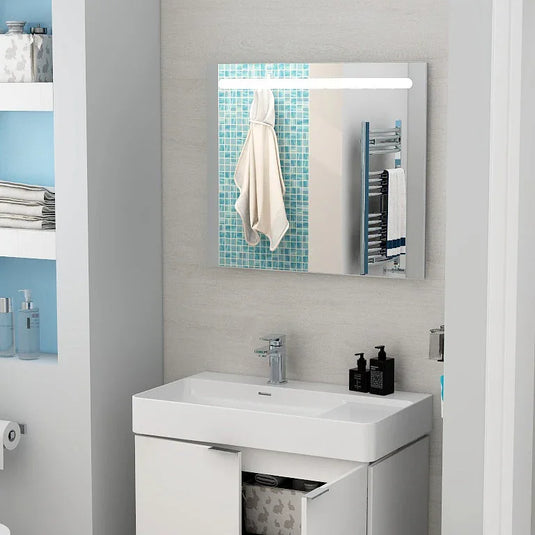 Imex Blade 750mm Illuminated Mirror with Demista - FML2785-750 - Envy Bathrooms Ltd