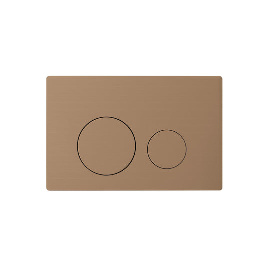 Imex Brushed Bronze Round Stainless Steel Flush Button - SSFB-RO-BRONZ - Envy Bathrooms Ltd
