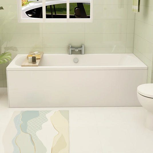 Imex Cast Reinforced Platto 1675 x 750 Double Ended Bath - IMCPLDE1675X75 - Envy Bathrooms Ltd