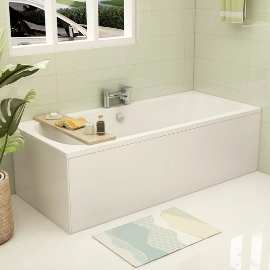 Imex Cast Reinforced Platto 1675 x 750 Double Ended Bath - IMCPLDE1675X75 - Envy Bathrooms Ltd