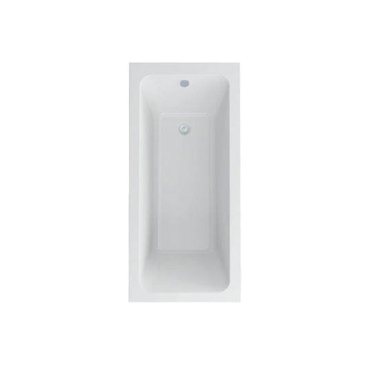 Imex Cast Reinforced Quadro 1500 x 700 Single Ended Bath - IMCQSE15X7 - Envy Bathrooms Ltd