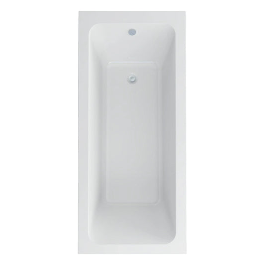 Imex Cast Reinforced Quadro 1700×750 Single Ended Bath - IMCQSE17X75N - Envy Bathrooms Ltd