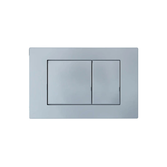 Imex Chrome Square Stainless Steel Flush Button - SSFB-SQ-CHROM - Envy Bathrooms Ltd