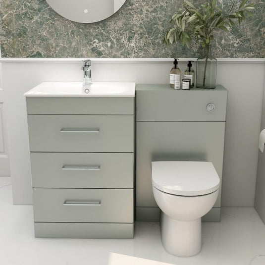 Imex Croma Floor Standing WC Unit Pistachio | TO-1-PISTA - Envy Bathrooms Ltd