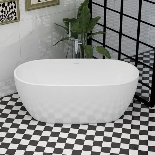 Imex Duro 1500 x 710 Freestanding Bath - Includes Chrome Overflow and Pop Up Bath Waste - PB1017A - Envy Bathrooms Ltd