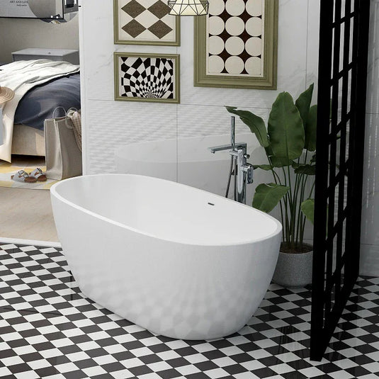 Imex Duro 1700 x 790 Freestanding Bath - Includes Chrome Overflow and Pop Up Bath Waste - PB1017B - Envy Bathrooms Ltd