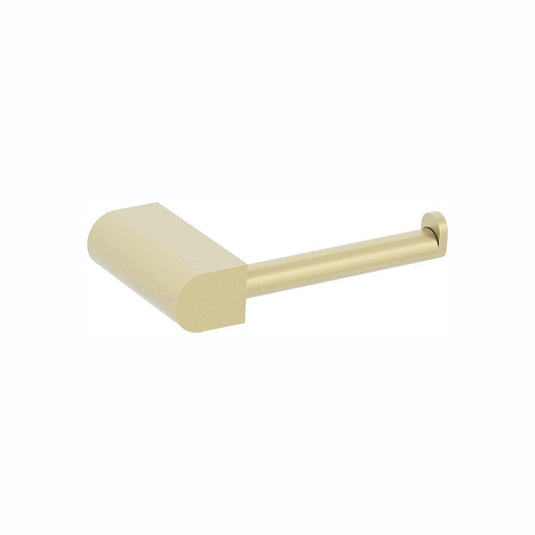 Imex Duro Round Toilet Roll Holder Brushed Brass | DUWCRHBR