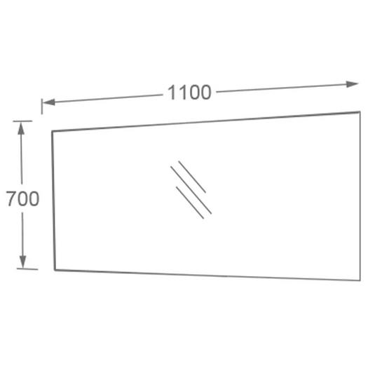 Imex Essence 1100 Illuminated Mirror with Demista - FML2773-1100 - Envy Bathrooms Ltd