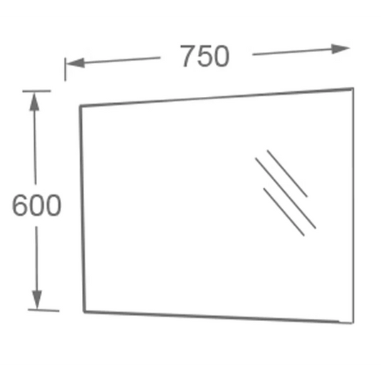 Imex Essence 750 Illuminated Mirror with Demista - FML2773-750 - Envy Bathrooms Ltd