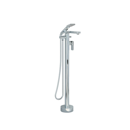 Imex Flite Floor Standing Bath Shower Mixer in Chrome with Hose and Handset - FLFSBSMCP - Envy Bathrooms Ltd