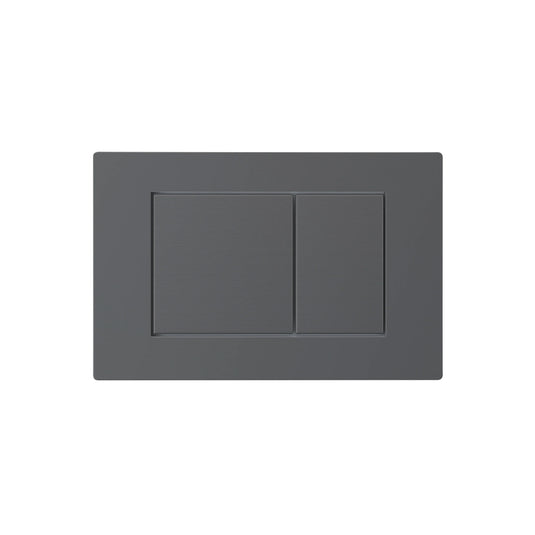 Imex Gun Metal Square Stainless Steel Flush Button - SSFB-SQ-GUNME - Envy Bathrooms Ltd