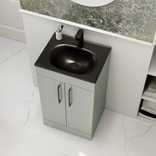 Imex Ivan 500mm Floor Standing Double Door Vanity in Pistachio - 2DO-1-PISTA - Envy Bathrooms Ltd