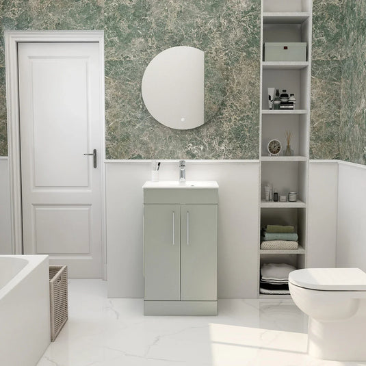 Imex Ivan 500mm Floor Standing Double Door Vanity in Pistachio - 2DO-1-PISTA - Envy Bathrooms Ltd