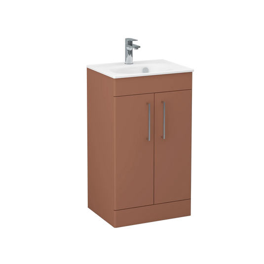 Imex Ivan 500mm Floor Standing Double Door Vanity in Terracotta - 2DO-1-TERRA - Envy Bathrooms Ltd