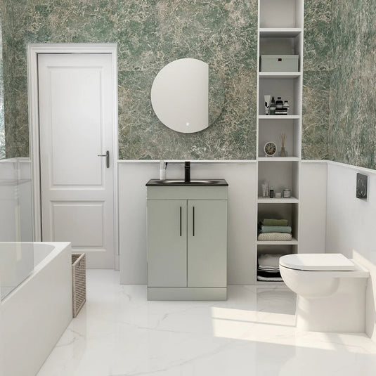 Imex Ivan 600mm Floor Standing Double Door Vanity in Pistachio - 2DO-2-PISTA - Envy Bathrooms Ltd