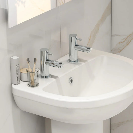Imex Ivo Basin Taps (Pair) - IV12 - Envy Bathrooms Ltd