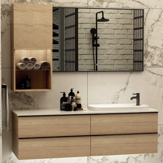 Imex Liberty Illuminated Mirror with Demista - FML2775-1100 - Envy Bathrooms Ltd