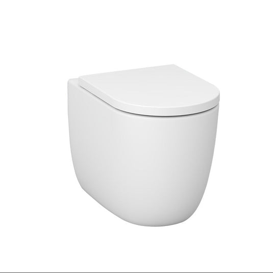 Imex Luna Rimless UltraVortex Back to Wall Pan White | CB10190XR - Envy Bathrooms Ltd