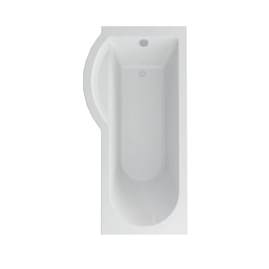Imex Premiercast Multi Layer Reinforced Arco 1700 Left Hand P Shape Shower Bath - IMPASBLH17 - Envy Bathrooms Ltd