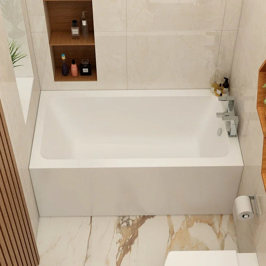 Imex Premiercast Multi Layer Reinforced Quadro 1300 x 700 Single Ended Bath - IMPQSE13X7 - Envy Bathrooms Ltd
