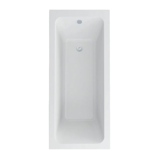 Imex Premiercast Multi layer Reinforced Quadro 1600×700 Single Ended Bath - IMPQSE16X7N - Envy Bathrooms Ltd