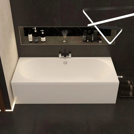 Imex Premiercast Multi Layer Reinforced Wave 1700 x 750 Double Ended Bath - IMPWDE17X75 - Envy Bathrooms Ltd