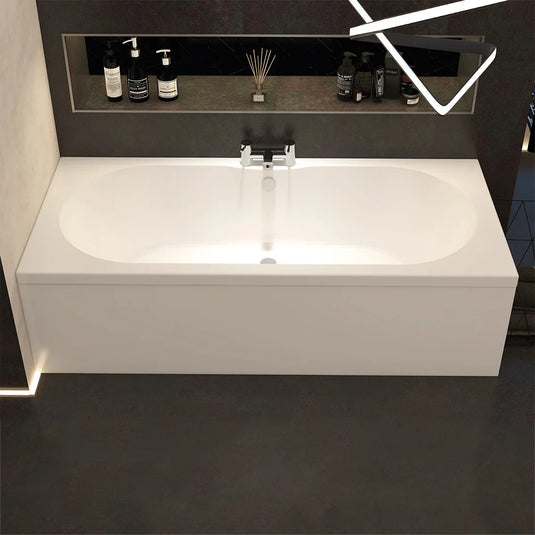 Imex Premiercast Multi Layer Reinforced Wave 1800 x 800 Double Ended Bath - IMPWDE18X8 - Envy Bathrooms Ltd