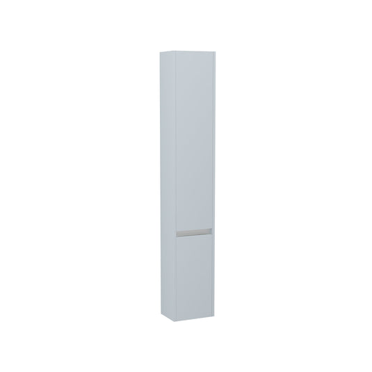 Imex Quadro 300mm Double Door Cabinet Denim Blue Chrome Handle Trim | QST-1-DENI - Envy Bathrooms Ltd