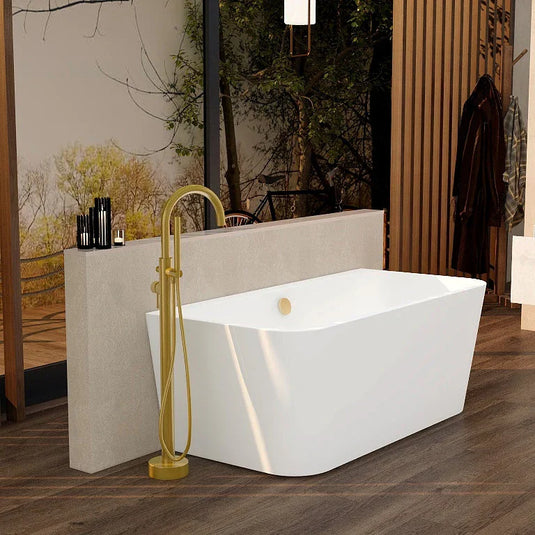 Imex Ravine 1500 x 750 Back To Wall Freestanding Style Bath (Waste Not Included) - PB1016A - Envy Bathrooms Ltd