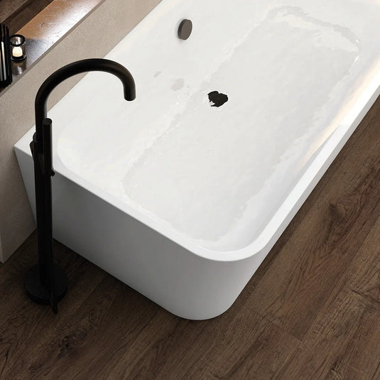 Imex Ravine 1700 x 810 Back To Wall Freestanding Style Bath (Waste Not Included) - PB1016B - Envy Bathrooms Ltd