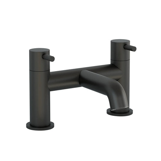 Imex Ravine Bath Filler in Matt Black - RVBFMB - Envy Bathrooms Ltd