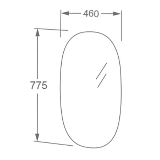 Imex Ravine Illuminated Mirror with Demista - FML2780 - Envy Bathrooms Ltd