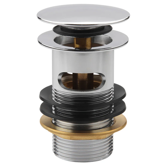 Imex Slotted Basin Clicker Waste - Chrome - CB100CP - Envy Bathrooms Ltd