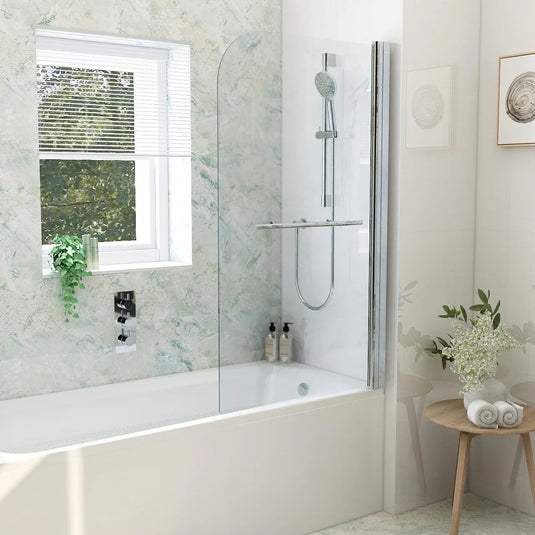 Imex Wave Bath Screen - IMWSBS - Envy Bathrooms Ltd