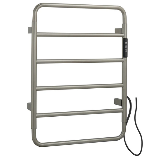 JTP Aero 640mm Electric Towel Radiator - Stainless Steel - AE640EIX - Envy Bathrooms Ltd
