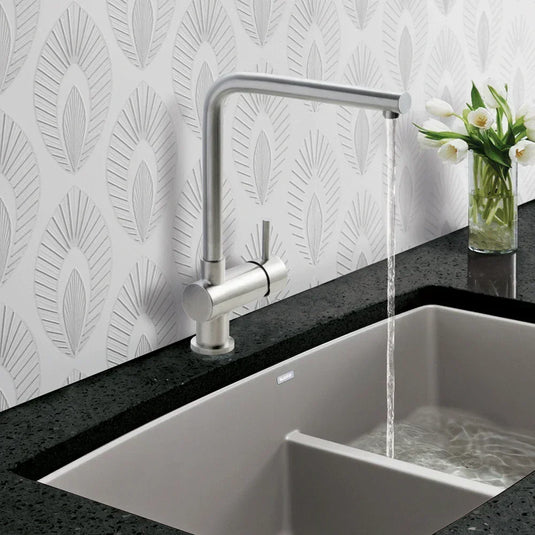 JTP Apco Mono Kitchen Sink Mixer Tap - Stainless Steel - Envy Bathrooms Ltd