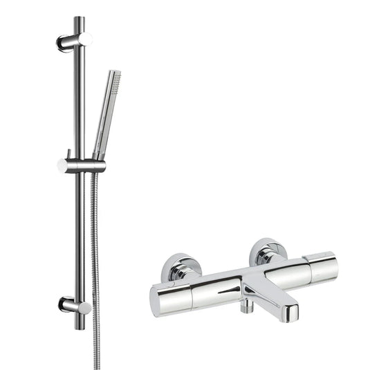 JTP Bath Filler with Slider Rail - Chrome - COM031 - Envy Bathrooms Ltd