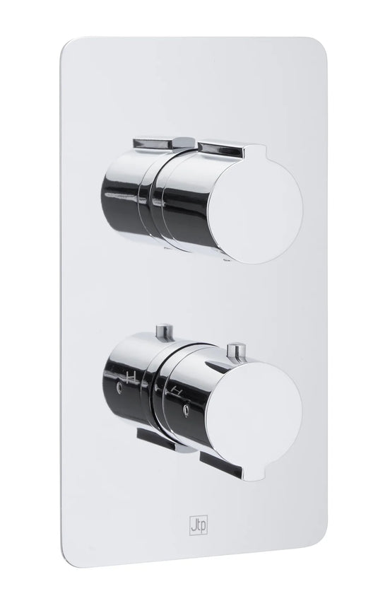 JTP Curve Thermostatic Concealed 1 Outlet Shower Valve - Chrome - 72651 - Envy Bathrooms Ltd