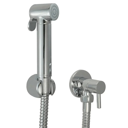 JTP Douche Set with Lever Angled Valve - Chrome - Envy Bathrooms Ltd