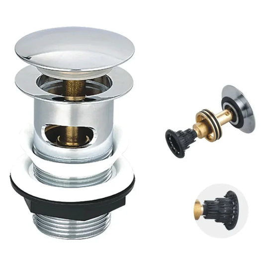 JTP Easy Clean Click Clack Slotted Basin Waste - Chrome - Envy Bathrooms Ltd